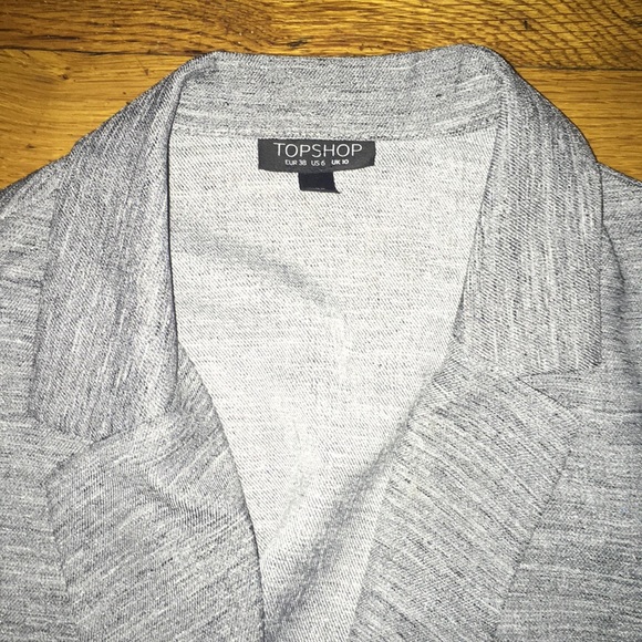 TOPSHOP Marl Wrap Kimono Jacket NWOT - Picture 7 of 8